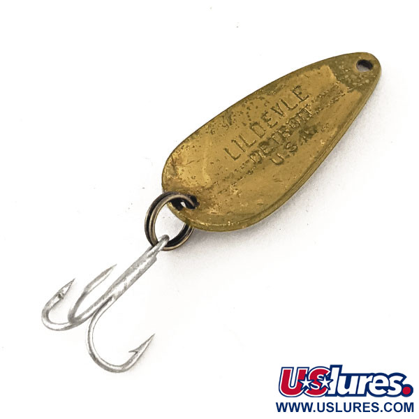 Vintage  Eppinger Dardevle Lildevle, 1/8oz Brass fishing spoon #12152