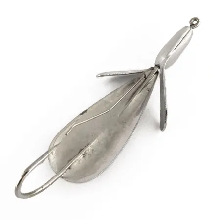 Vintage Johnnie O'Neil VintageWeedless Johnnie O’ Neils Weed Wing 2, 2/5oz Nickel fishing spoon #12154