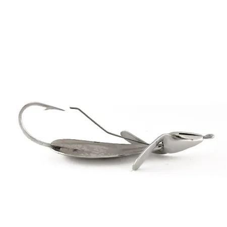 Vintage Johnnie O'Neil VintageWeedless Johnnie O’ Neils Weed Wing 2, 2/5oz Nickel fishing spoon #12154