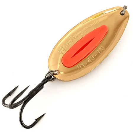 Vintage Blue Fox Pixee UV, 3/4oz Gold / Pink fishing spoon #12187
