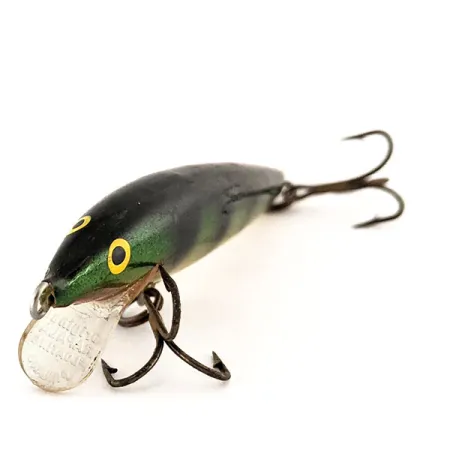 Vintage Rapala Original Floater F7, 1/8oz Fire Tiger fishing lure #12218