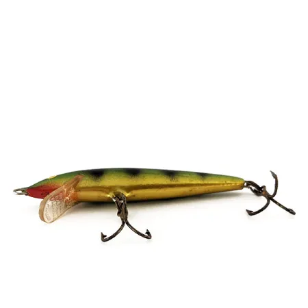Vintage Rapala Original Floater F7, 1/8oz Fire Tiger fishing lure #12218