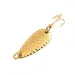Vintage   Acme Wonderlure, 1/32oz Hammered Gold fishing spoon #12247
