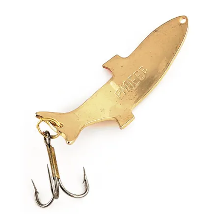 Vintage Acme Phoebe, 1/2oz Gold / Orange fishing spoon #12250