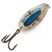 Vintage   Blue Fox Rattlin Pixee, 3/4oz Blue / Nickel / Rainbow Trout fishing spoon #12254