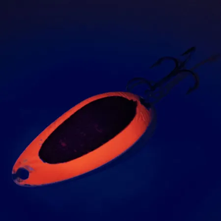 Vintage Eppinger Dardevle Devle Dog 7900 UV, 1/4oz Red / Nickel fishing spoon #12262