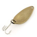 Vintage  Seneca Little Cleo, 3/16oz Matte Brass fishing spoon #12264