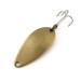 Vintage  Seneca Little Cleo, 3/16oz Matte Brass fishing spoon #12264