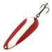 Vintage  Acme Wonderlure, 2/5oz Red / White / Nickel fishing spoon #12276