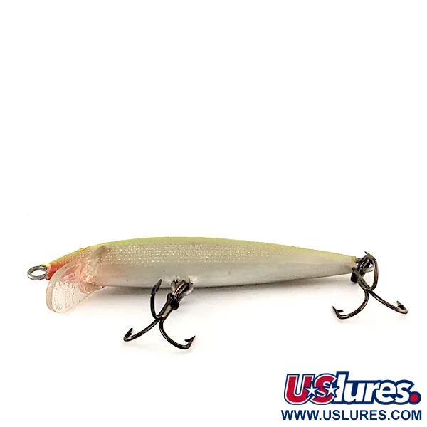Vintage Rapala Original Floater F6, 3/32oz Chartreuse fishing lure #12280