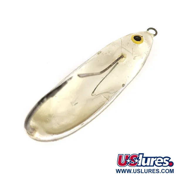 Vintage Weedless Rapala Minnow Spoon, 1/2oz Silver fishing spoon #12282
