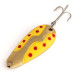 Vintage  Acme Kamlooper, 2/5oz Yellow / Red / Gold fishing spoon #12283