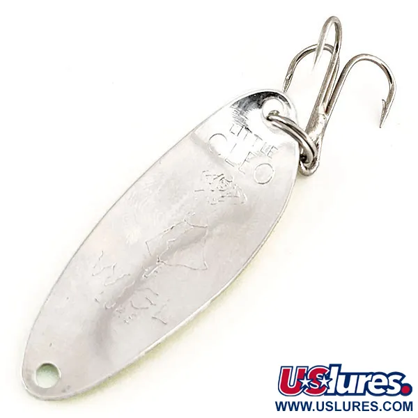 Vintage Seneca Little Cleo (Hula Girl) UV trolling spoon, 1/8oz fishing spoon #12310