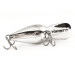 Vintage  Storm Wiggle Wart, 2/5oz Silver fishing lure #12320