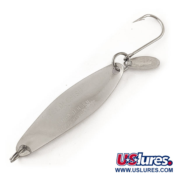 Vintage  Luhr Jensen Needlefish 2, 3/32oz Nickel / Trout fishing spoon #12327