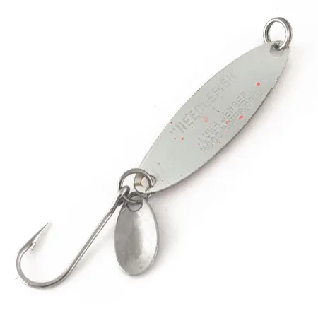 Vintage Luhr Jensen Needlefish 1 UV, 1/16oz Yellow / Red / White fishing spoon #12328