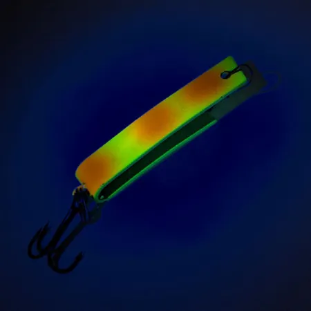 Vintage South Bend Super-Duper 503 UV, 1/8oz fishing spoon #12331