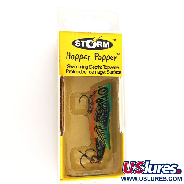   Storm Hopper Popper , 1/16oz Fire tiger fishing lure #12357