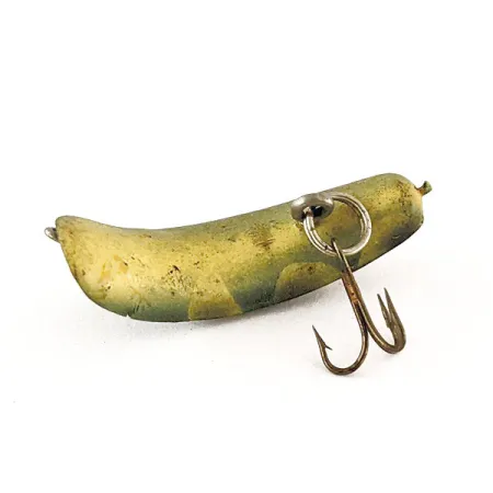 Vintage Yakima Bait FlatFish F3, 1/32oz Frog fishing spoon #12359