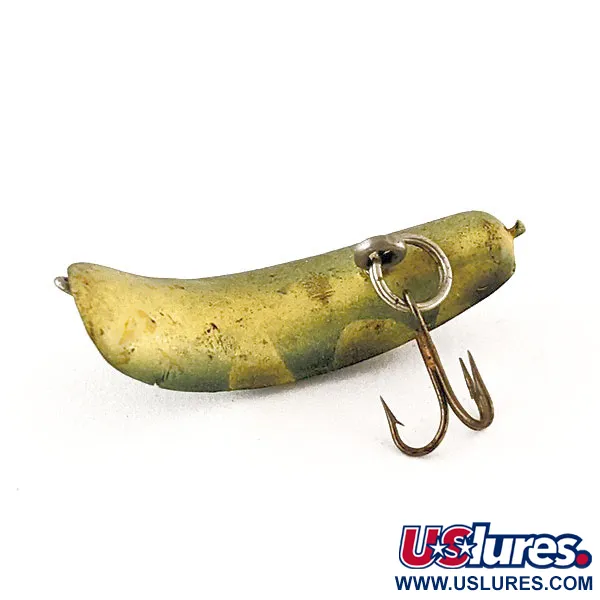 Vintage Yakima Bait FlatFish F3, 1/32oz Frog fishing spoon #12359