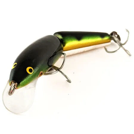 Vintage Rapala Jointed J9, 1/4oz Fire Tiger fishing lure #12365