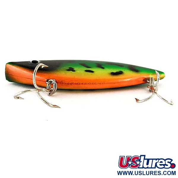 Vintage Bill Lewis Rat-L-Trap, 1/2oz RTW 4 Fire Tiger fishing lure #12368