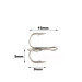   Treble Hook Mustad #6 35657,  Nickel fishing #12721