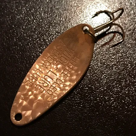 Vintage Seneca Little Cleo Crystal, 1/4oz Crystal fishing spoon #22205