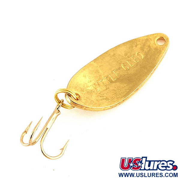 Vintage   Little Cleo Seneca, 3/16oz Gold fishing spoon #12403