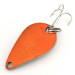 Vintage  Acme K.O. Wobbler, 1/4oz Nickel / Orange fishing spoon #12412