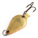 Vintage  Acme K.O. Wobbler, 1/4oz Gold / Orange fishing spoon #12413