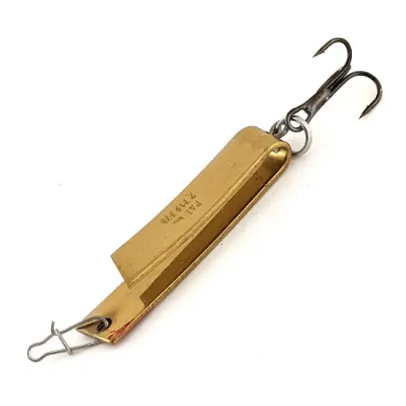 Vintage South Bend Super-Duper 503, 1/8oz Gold / Red fishing spoon #12420