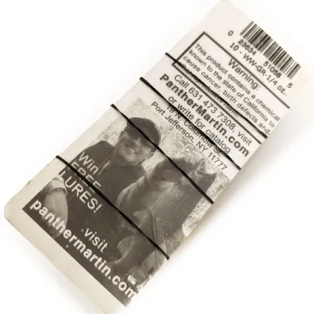 Weedless Panther Martin Weed Wing, 1/2oz Five of Diamonds fishing spoon #12425