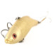 Vintage   Saurus Vibra-Zarus, 1/2oz Yellow Glitter fishing lure #12433