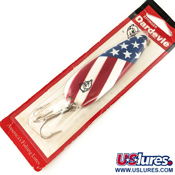 Eppinger Daredevle American Flag Lure One Ounce 00-999 – Black Wolf Supply
