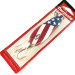  Eppinger Dardevle, 1oz USA Flag / Nickel fishing spoon #12441