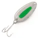 Vintage   Blue Fox Pixee UV, 3/4oz Hammered Nickel / Green fishing spoon #12445