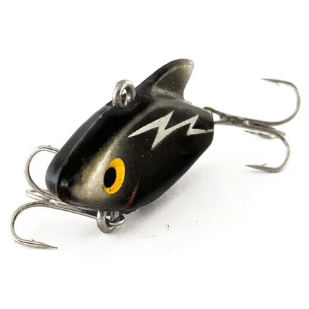 Vintage Kmart Kresge #41, 3/16oz Black / Silver fishing spoon #12455