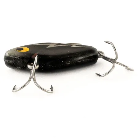 Vintage Kmart Kresge #41, 3/16oz Black / Silver fishing spoon #12455