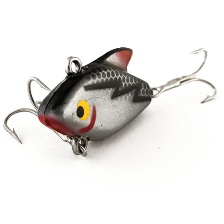 Vintage Kmart Kresge #41, 3/16oz Silver / Red / Black fishing spoon #12456