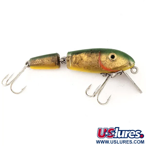 Vintage   Kmart Kresge #370, 1/4oz Yellow / Green fishing lure #12464