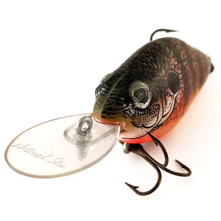 Vintage Lazy Ike Natural Ike, 1/3oz Perch fishing lure #12465