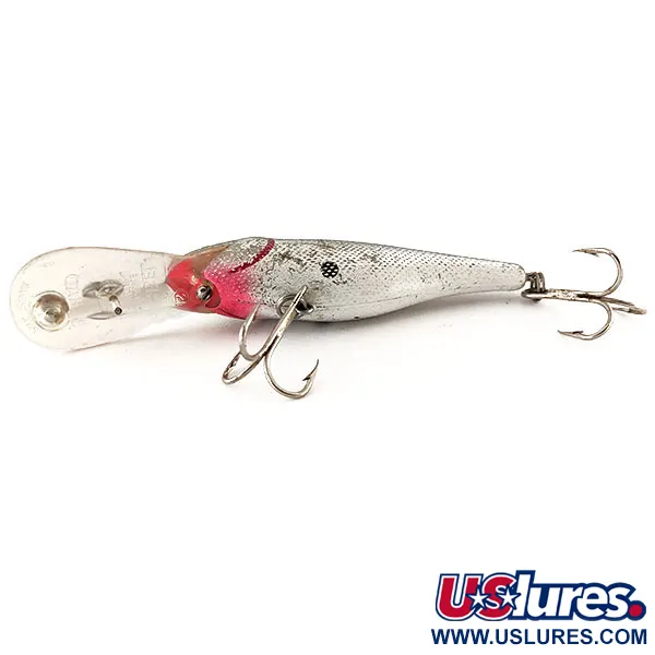 Vintage Rebel Double Deep Shad, 2/5oz Silver fishing lure #12466