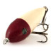 Vintage   Heddon Baby Zara, 1/3oz White / Red fishing lure #12476