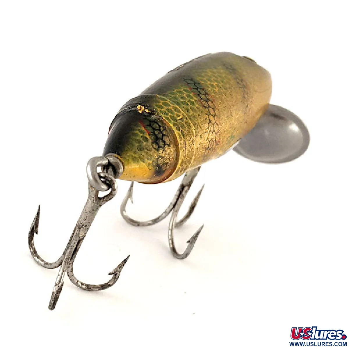 antique south bend fishing lures metal lip Vintage South Bend Fish Obite, 2/5oz Perch fishing lure #12481