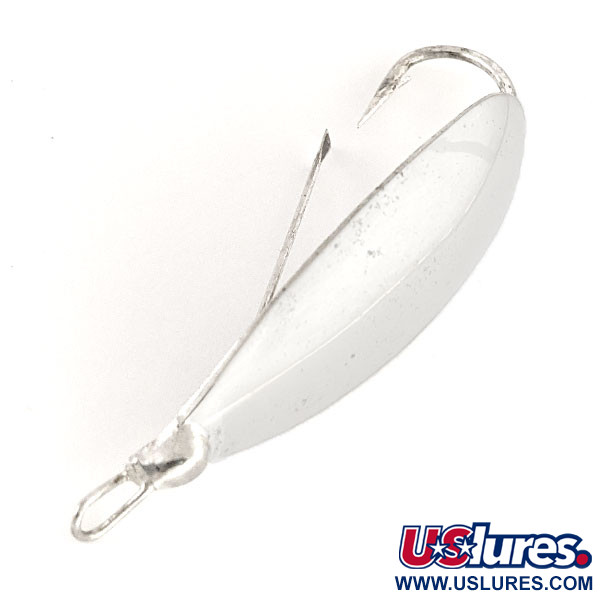 Vintage   Weedless Johnson Silver Minnow, 1/3oz Silver fishing spoon #12488