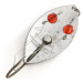 Vintage  Hofschneider Weedless Red Eye Wiggler, 1oz Nickel / Red Eyes fishing spoon #12492