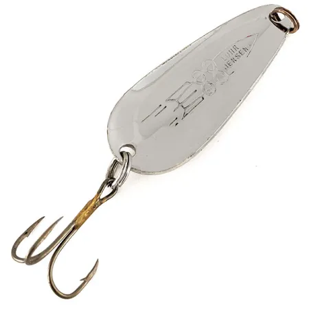 Vintage Luhr Jensen Rocket , 1/2oz Nickel fishing spoon #12496