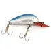 Vintage   Bill Norman Super Scooper , 1/3oz Silver / Light Blue / Red lip fishing lure #12497