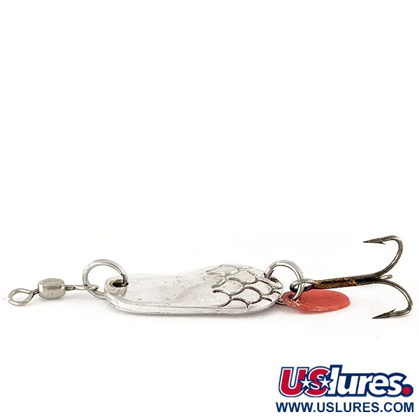 Vintage   Gibbs Delta Kit-A-Mat #32, 1/3oz Silver fishing spoon #12499